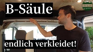 BSäule verkleiden Ducato  Boxer  Jumper 🚐🔩  einfach nachmachen Van Ausbau [upl. by Karli]