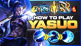 HOW TO PLAY YASUO SEASON 13  BEST Build amp Runes  Season 13 Yasuo guide  League of Legends [upl. by Akimet]