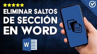 Cómo Quitar o ELIMINAR SALTOS DE SECCIÓN en Word Suprime Páginas Líneas y Divisiones de Columna📑​ [upl. by Jeanelle]