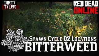 Bitterweed Locations Red Dead Online Collectors Item RDR2 Spawn Cycle 2 [upl. by Birgit]