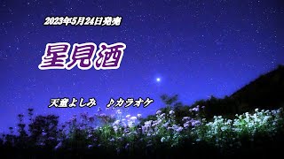 『星見酒』天童よしみ カラオケ 2023年5月24日発売 [upl. by Anelahs]