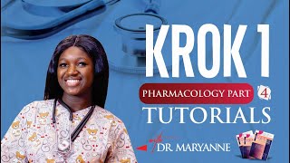 KROK 1 PHARMACOLOGY  PART 4 [upl. by Nylecyoj]