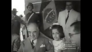 Presidente Getúlio Vargas em Nova Iguaçu RJ 1951 [upl. by Enifesoj]