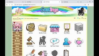 Gifting on Virtual Pet Site  How to Send Items amp Search Your Safe on Goatlings [upl. by Eupheemia]