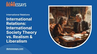 International Relations International Society Theory vs Realism amp Liberalism  Essay Example [upl. by Rae635]