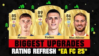 FIFA 25  BIGGEST PREMIER LEAGUE RATING UPGRADES EA FC 25 ðŸ˜±ðŸ”¥ ft Foden Palmer Mac Allisterâ€¦ [upl. by Naara912]