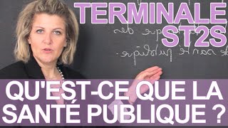 Questce que la santé publique   Terminale ST2S  Les Bons Profs [upl. by Eirod]