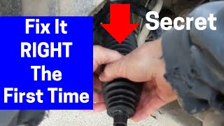 NEVER Replace Steering Rack Boots Until Watching This [upl. by Oivat]