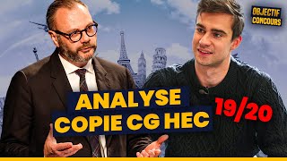 On analyse une copie de CG HEC 1920 avec le président du jury [upl. by Nevag795]