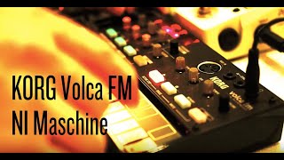 Korg Volca FM  NI Maschine [upl. by Winters]