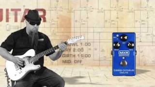 MXR M288 Bass Octave Deluxe Pedal Video Demo [upl. by Kelley456]