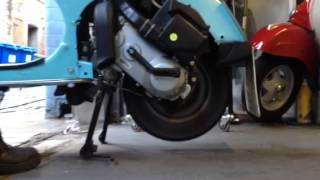 Tasso Exhaust TE103 LML AUTO [upl. by Oicul]