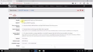 Configure DHCP on PFSense [upl. by Rusel939]