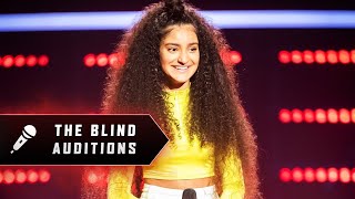 Blind Audition Lara Dabbagh Scars To Your Beautiful The Voice 2019 [upl. by Nagaem861]