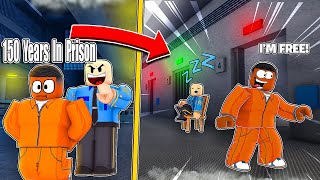 SERVING 150 YEARS IN PRISON Until I ESCAPED Roblox Prison Escape Obby Update [upl. by Byrne]