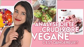 Risques amp bénéfices Diète Crudivore Raw Vegan  AVIS DE NUTRITIONNISTE [upl. by Pembroke]