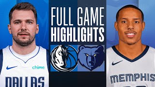 MAVERICKS at GRIZZLIES  FULL GAME HIGHLIGHTS  October 30 2023 [upl. by Notnats]