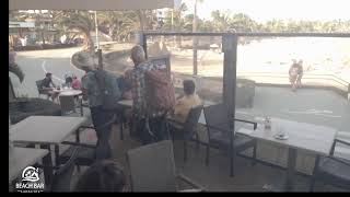 Webcam Lanzarote  Live Stream from the Beachbar in Costa Teguise [upl. by Peppy]