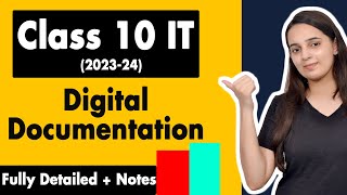 Digital Documentation Advanced Class 10 Information Technology Code 402  Class 10 IT Unit 1 [upl. by Arhez]