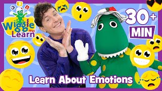 Wiggle and Learn 📚 Learning about Emotions and Feelings  with Music 😄😲🎶 The Wiggles for Toddlers [upl. by Caressa]