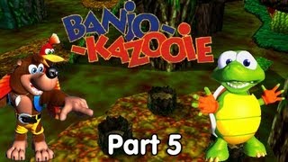 Lets Play Banjo Kazooie  5 The Harmonies of the Swamp [upl. by Nyrhtac]