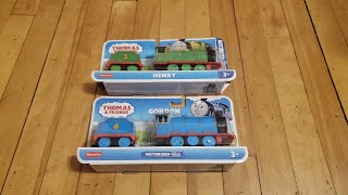 Thomas amp Friends All Engines Go Trackmaster Henry amp Gordon Unboxing [upl. by Narmis857]