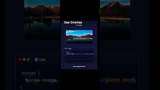 CSS overlay for images cssforbeginners programming csscodein2024 codingwithmeerab [upl. by Ondrej]