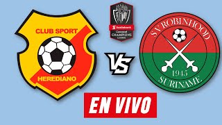 HEREDIANO VS ROBINHOOD EN VIVO 🏆⚽ IDA 8VOS DE LA CONCACHAMPIONS 2024 ▶️ DONDE VER EN VIVO [upl. by Aihtnyc]