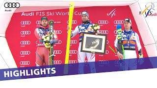 Highlights  Kriechmayr gets first World Cup win in SuperG at Beaver Creek  FIS Alpine [upl. by Bedelia82]