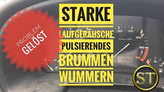 starke Laufgeräusche pulsierendes brummen wummern  Problem gelöst  defektes Radlager  VW Polo 6N [upl. by Ahsikym446]