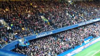 Crystal Palace fans quotWe Love Youquot chant at Chelsea [upl. by Lirba712]