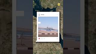 Israeli Navy ship in Suez Canal israel navy geopolitics egypt [upl. by Bonar]