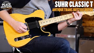 No TalkingJust Tones  Suhr Classic T Antique Trans Butterscotch SSCII [upl. by Cherice193]