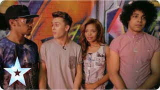 Luminites on how BGT can change your life  Britains Got Talent 2014 [upl. by Ahsilaf714]