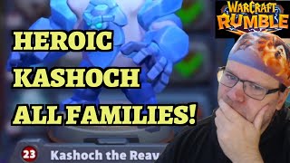 HEROIC Kashoch the Reaver Winterspring Campaign Guide  Warcraft Rumble [upl. by Mitzi]