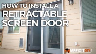 How to Install a Retractable Screen Door [upl. by Okoyik942]