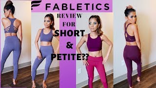 FABLETICS FOR SHORT AND PETITE  REVIEW AND TRY ON  SIZE EXTRA SMALL  DOEST IT FIT [upl. by Yarazed]