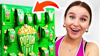 XXL Popcorn Adventskalender 🍿😳 von Amazon gekauft  seltene Popcorn Sorten Celina [upl. by Quenna]