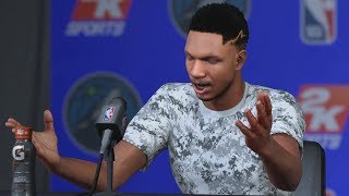 NBA 2K18 My Career  Signed with Jordan Brand PS4 Pro 4K Gameplay [upl. by Smiley]