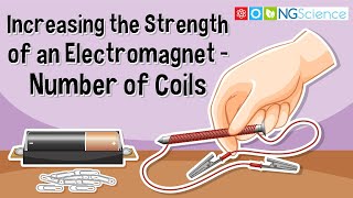 Increasing the Strength of an Electromagnet – Number of Coils [upl. by Nnaylloh]