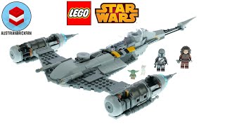 LEGO Star Wars 75325 The Mandalorians N1 Starfighter Speed Build [upl. by Inan]