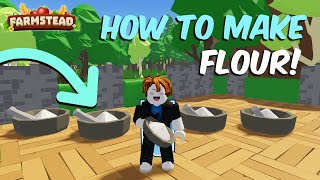 How To Make Flour Farmstead Roblox [upl. by Akirdnas]