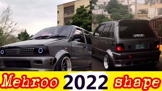 Car modification Mehran 2022 shape by  Ahmed khan [upl. by Gian]