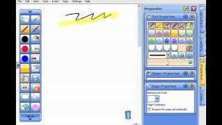 StarBoard Software 90 Tutorial  4 Pen Tool [upl. by Bascomb]