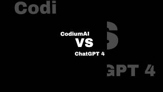 CodiumAI VS ChatGPT 4 trending coding chatgpt codiumAishortviralshortsvideoai [upl. by Aztin]