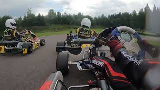 IAME Series Finland  Finaali  482024  X30Senior  Lahti [upl. by Ayotnahs]