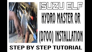 Hydro Master D700 Installation  ISUZU ELF [upl. by Idnic]