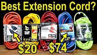 Best Extension Cord Flexzilla US Wire Yellow Jacket Southwire Husky Woods Bergen Industries [upl. by Schechinger]