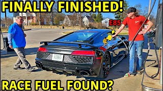 Rebuilding A Wrecked 2020 TWIN TURBO Audi R8 Part 18 [upl. by Aiekahs839]