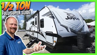 ½ Ton Carpetless Camper 2023 Jay Feather 27BHB [upl. by Nnylyaj]